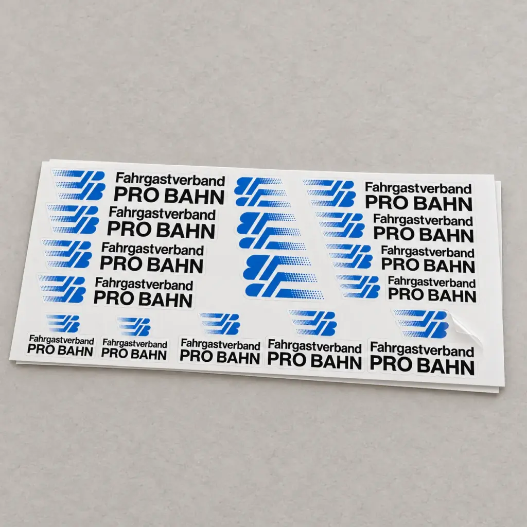 Stickerbogen DIN lang